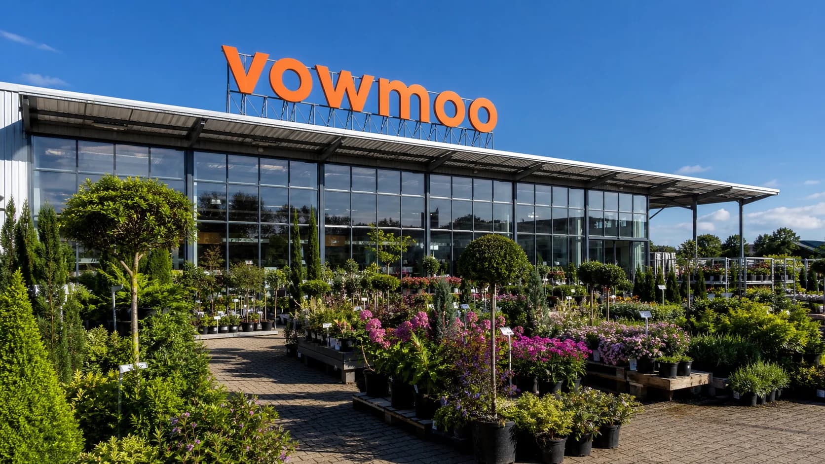 Garden centre at a participating Vowmoon retail location