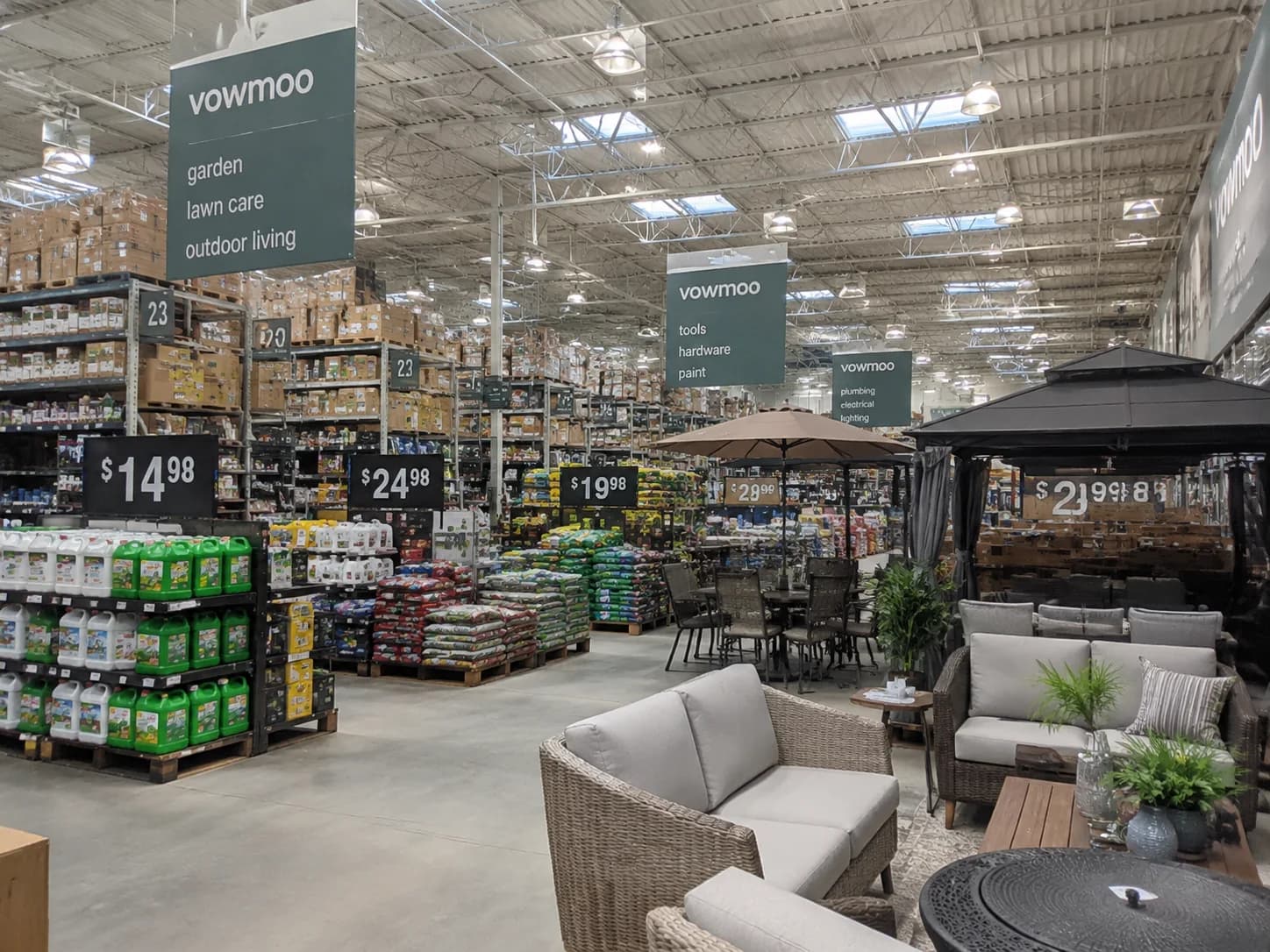 Home and garden floor inside a participating Vowmoon retailer