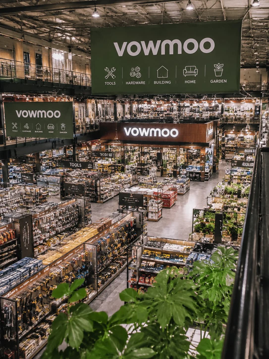 Interior overview of a participating Vowmoon retail location