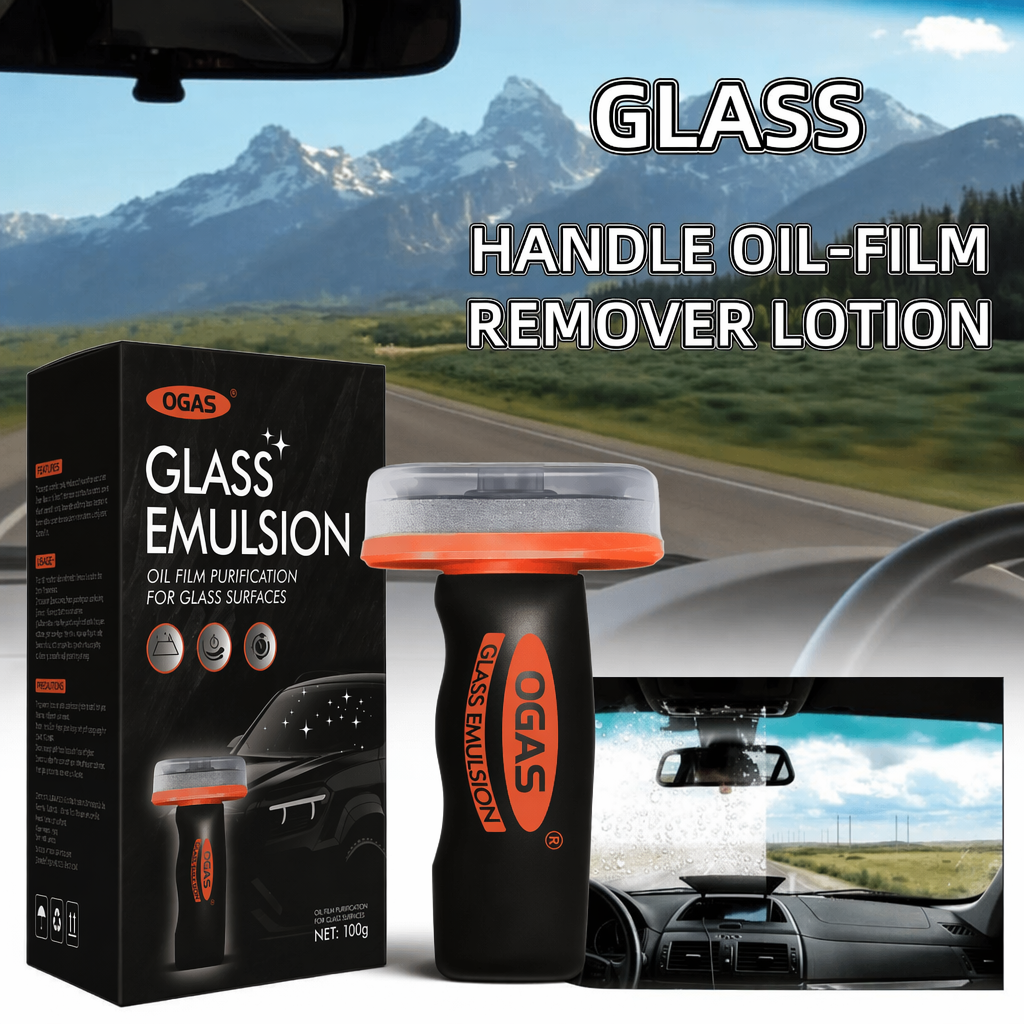 Automotive Handheld Oil Flmr Cream,Glass DecontaminationWithoutTraces,Window Oil Film Cleaning,FastCleaning, CompactAnd Easy To Cary-100g Degreaser Cleaner