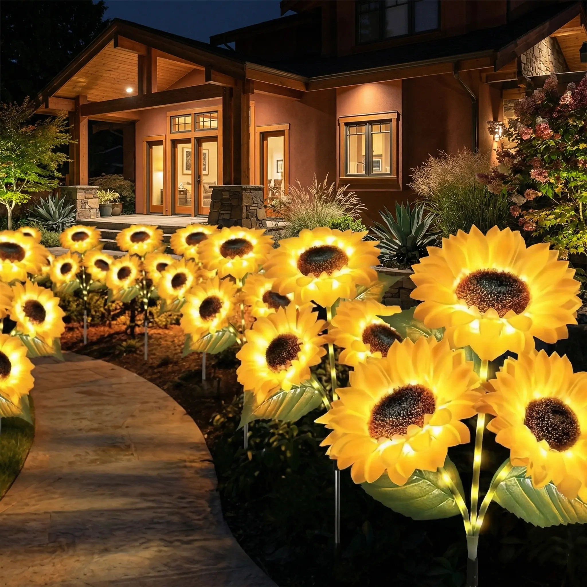 Sunflower Solar Garden Lights